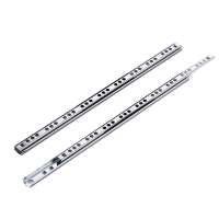 Jieyang Furniture Parts 2-fold Steel Ball Bearing Drawer Slide