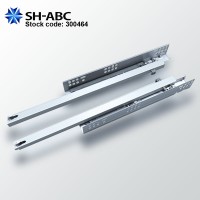 Cheaper economy 20kgs single partial extension thinner material  1.0*1.0mm soft closing concealed undermount drawer slide