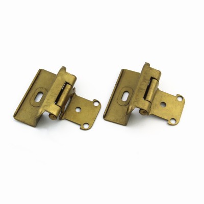 Customized available brass color furniture door hinge