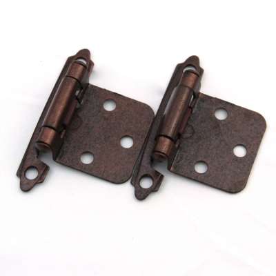 Self closing brass color furniture cabinet door hinge